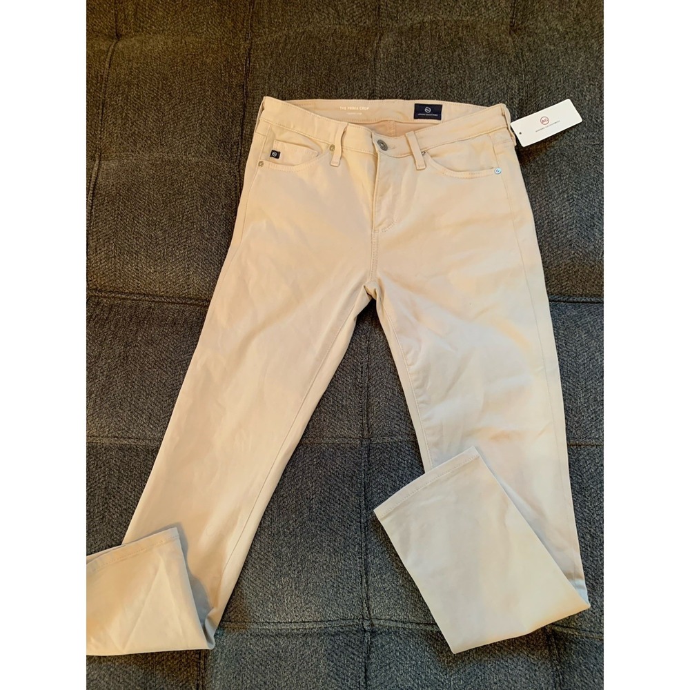 AG Adriano Goldschmied The Prima Crop Cigarette Pants Women 25‎ NWT